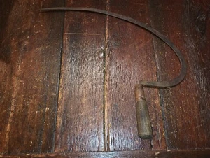 GROSSER ANTIKER VINTAGE RUMPFSCHMIED HANDSICHEL TABAK UNKRAUT MITTELALTER SENSENMANN - Bild 1 von 20