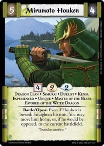 Legend of the Five Rings L5R CCG SoD Seeds of Decay Mirumoto Houken (Exp) - Picture 1 of 1