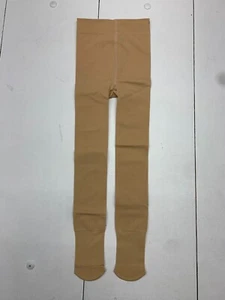 Girls Beige Tight Leggings Size Large - Picture 1 of 4