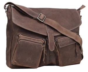 Billy the Kid Businesstasche Ledertasche Leder Überschlagtasche Handtasche Tasc - Picture 1 of 4