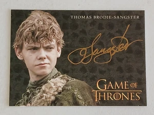 THOMAS BRODIE-SANGSTER Jojen Reed Game of Thrones Auto Card 2018 Rittenhouse - Picture 1 of 3
