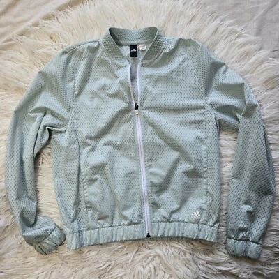 Adidas SID Summer Bomber Jacket Womens Size Medium (See measurement) Mint Green  - Image 1 of 4