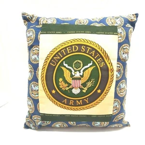 U.S. Army Pillow Official Seal 12.5 x 12.5 Stuffed Office Den Mancave Decoration - Picture 1 of 5