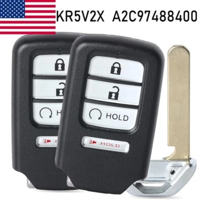 2x para Honda Ridgeline 2017 2018 2019 mando a distancia inteligente llavero KR5V2X A2C97488400 Foto 1 de 4
