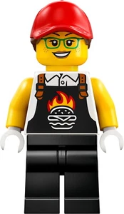 LEGO® - Minifigs - Creator - twn495 - Burger-Verkäuferin (60404) - Bild 1 von 1