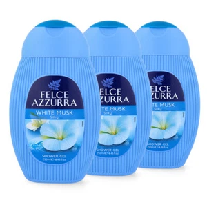 PAGLIERI Felce Azzurra white musk duschgel 3x 250 ml - Bild 1 von 6