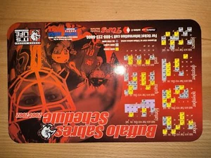 2001-02 BUFFALO SABRES MIROSLAV SATAN NHL SCHEDULE MAGNET - TOPS FRIENDLY MARKET - Picture 1 of 1