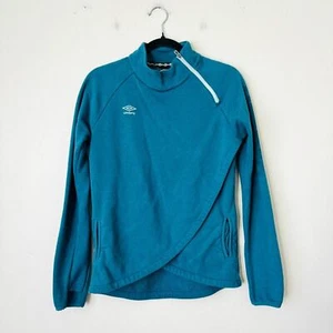 Umbro Cross Cut Long Sleeve Pullover Sweatshirt blue kids XL - Picture 1 of 10