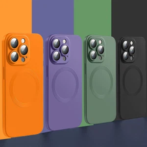 MagSafe Liquid Silicone Magnetic Phone Case For iPhone 16 15 Pro Max 14 13 Cover - Picture 1 of 22