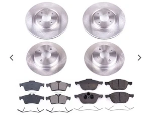 Power Stop KOE7910 Front&Rear Replacement Brake Kit-OE Brake Rotors&Ceramic Pads - Bild 1 von 7