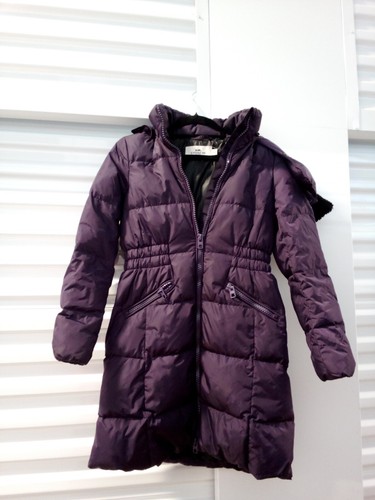 Cappotto lungo Coach bordeaux viola taglia XS