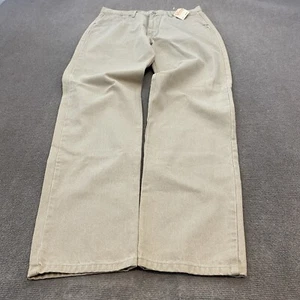 vtg Guess Jeans Mens Size 36 Fits 35x34 Tan Denim 90s Made in USA Deadstock - Picture 1 of 14