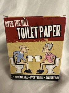 Vintage Comical Gag Gift OVER THE HILL Toilet Paper In Original Opened Box - Picture 1 of 6