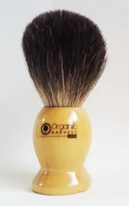 10 PC Nuevo Organic Harvest Brocha de Afeitar Pelo Tejón Auténtico Mango Madera - Imagen 1 de 4