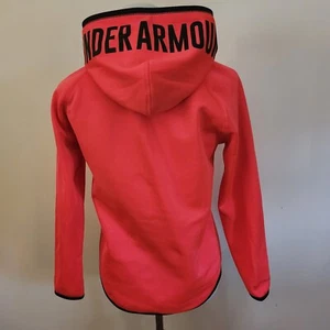 Under Armor Hoodie youth Lg loose neon coral pink orange salmon cold gear - Picture 1 of 9