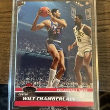 2007-08 Topps Stadium Club - #87 Wilt Chamberlain, Bill Russell