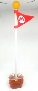 9" Flaggenmast Super Mario Mini Figur Jakks World Of Nintendo Cake Topper - Bild 1 von 4