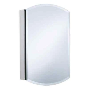 KOHLER Archer Cabinet Single Door Mirror 20" W x 31" H in Anodized Aluminum - Picture 1 of 11