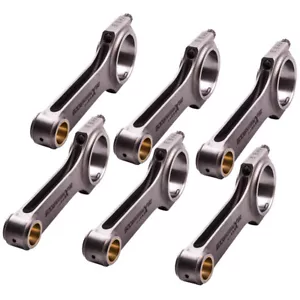 Biella forgiata per bulloni Mitsubishi 6G72 3000GT 141/22mm Conrod Rod ARP 2000 - Foto 1 di 12