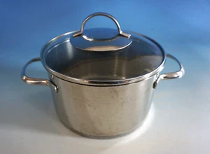WMF Transtherm Topf Henkeltopf Deckeltopf Kochtopf Edelstahl 20 cm (F025-323) - Bild 1 von 4