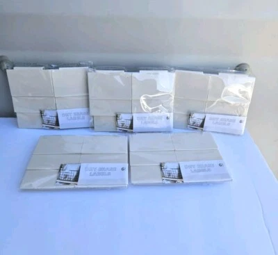 30 ct NEW dry erase Basket Labels Clip On for Pantry laundry Storage Baskets Bin - Image 1 of 2