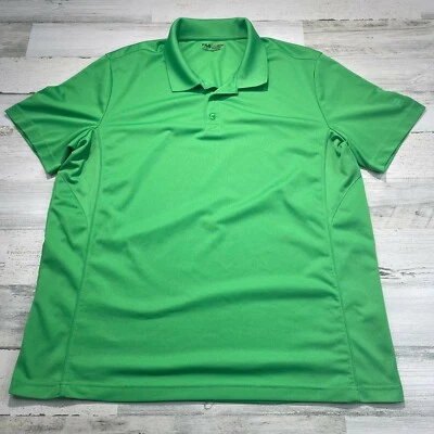 Fila Sport Golf Shirt Mens Size 2XL XXL Green Short Sleeve Athletic Fit Vented - Image 1 of 4