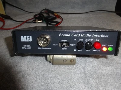 MFJ-1275/1275M Sound Card to Rig Interface Powers up  USED UNTESTED - Image 1 of 4