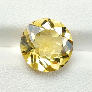 5.00 Ct Natural Yellow Citrine Beautiful Round Cut - 8944 - Picture 1 of 2