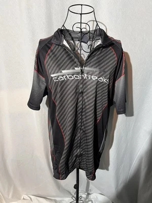 Funkier Bike Jersey Size 3XL Carbonfreaks Black Perfect Condition - Image 1 of 4