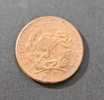 Coin Colombia 1 Centavo 1965  ( KM205 ) - Image 1 of 2