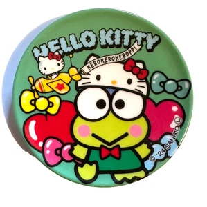 Sanrio Figuren Keroppi Melaminharz Miniplatte 2024 #38857 Kerokerokeroppi - Bild 1 von 7