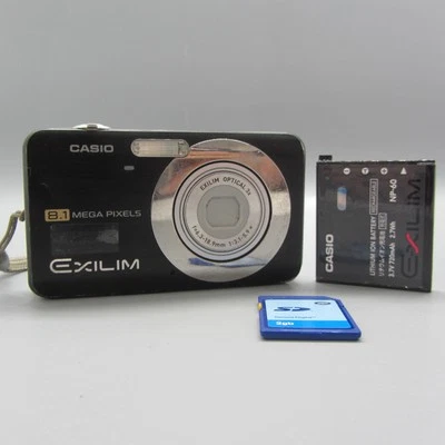 Casio Digital Camera Exilim EX-Z20 8.1MP Black Tested *Read* - Image 1 of 4