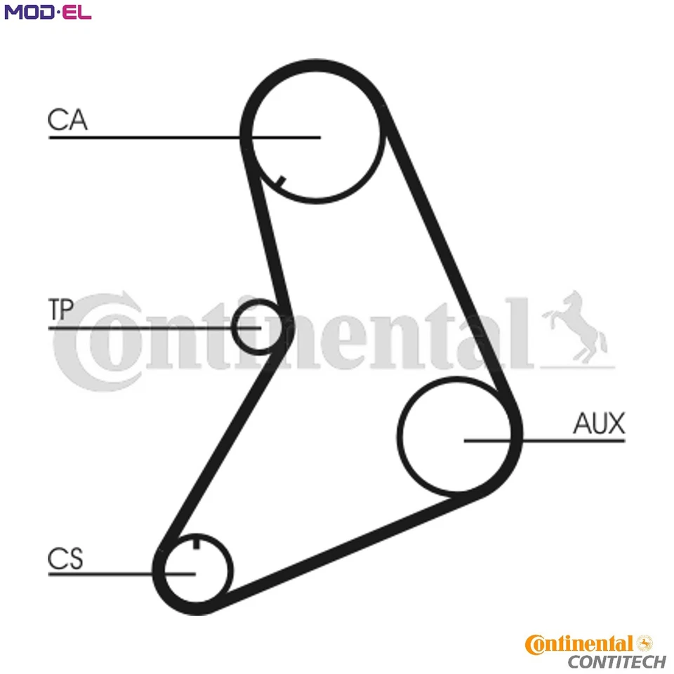 CINTURÓN DE DISTRIBUCIÓN CT687 PARA MITSUBISHI CHARIOT SPACE/WAGON CORDIA SAPPORO/Mk/II/€ 2,0 L Foto 1 de 4