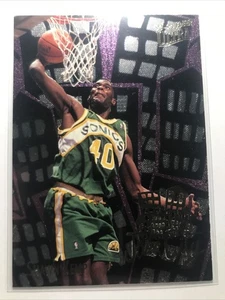 Shawn Kemp 1993-94 Ultra Basketball Card #5 “JAM CITY” Insert RARE SONICS - Picture 1 of 2