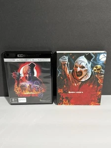 Terrifier 2 (4K UHD & Blu-ray, 2022) Brand New Region Free W/Rare Slipcover - Imagen 1 de 3
