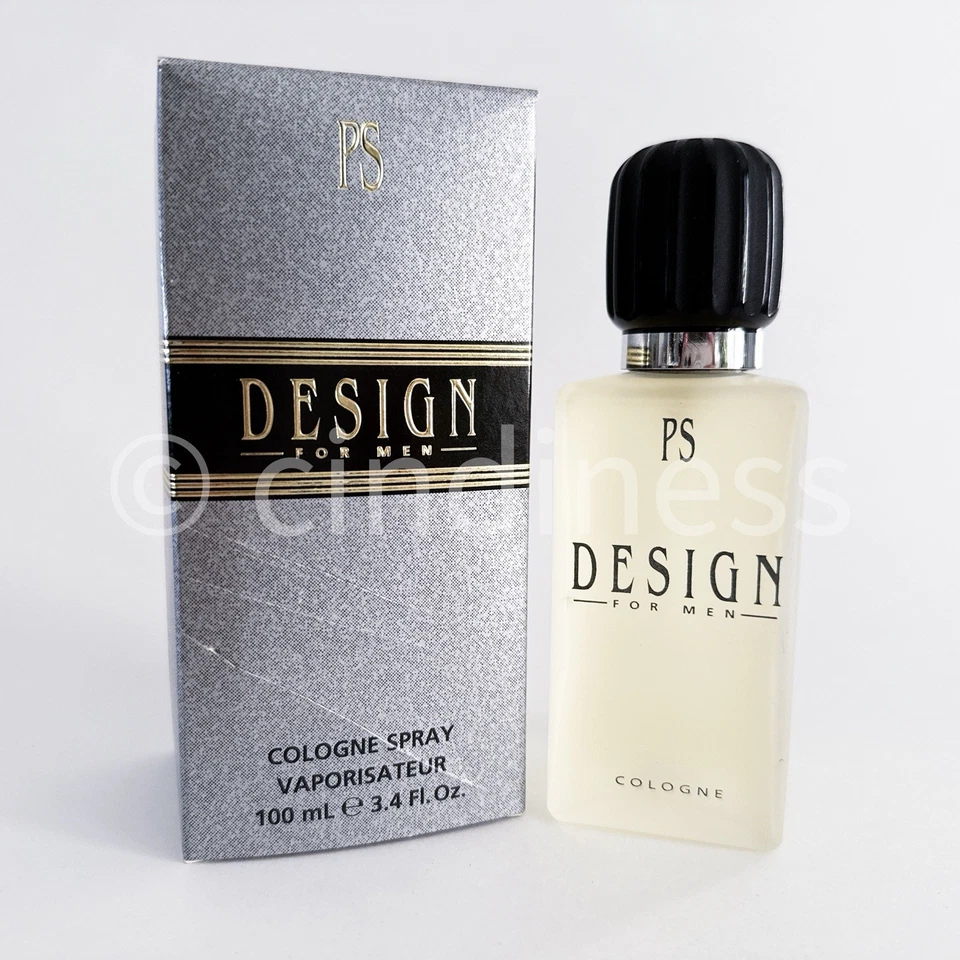 PS DESIGN FOR MEN 3,4 oz 100 ml spray de colônia PAUL SEBASTIAN *CAIXA DANIFICADA*LEIA - Imagem 1 de 4