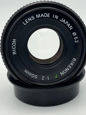 Lente Ricoh Rikenon 50 mm f/2 35 mm SLR Prime marco completo para PENTAX K Exc a055 Foto 1 de 4