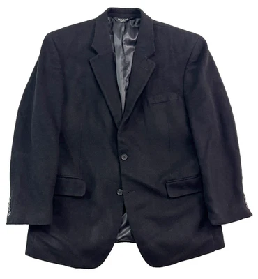 Jos A Bank 43S black 100% Camel Hair blazer jacket sport suit coat soft classic - Image 1 of 4