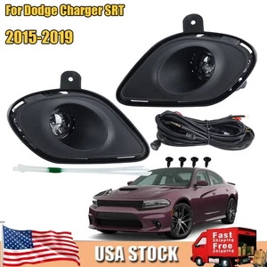 Juego de interruptores de cableado de bisel de lámpara antiniebla LED para parachoques para Dodge Charger SRT 2015-23 - Imagen 1 de 24