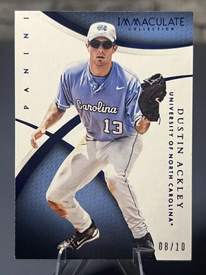 2015 Panini Immaculate Collegiate /10 Dustin Ackley #39 Mariners Color Match - Image 1 of 2