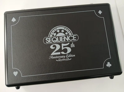 Sequence 25th Anniversary Edition STRATEGY BOARD GAME Complete In Hard Case! - Image 1 of 4