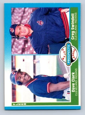 1987 Fleer #644 Dave Clark / Greg Swindell Cleveland Indians - NM/MT - Image 1 of 2