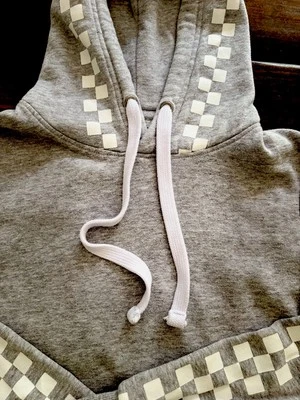 REFLEX HOODIE LIFE IS OUT THERE SZ XS CHECKER BOARD SO COOL L@@K! - Image 1 of 4