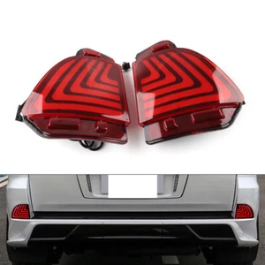 Pair LED Rear Bumper DRL Turn Signal Brake Lamp For Lexus LX570 2016-2023 - Picture 1 of 9