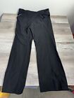 ONE 5 ONE Women's Pants Black Miracle AB-Shaper Size 16 Stretch Rayon