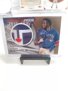 2022 Series 1 City Flag Commemorative Relics Gold /75 Vladimir Guerrero Jr Patch - Picture 1 of 3