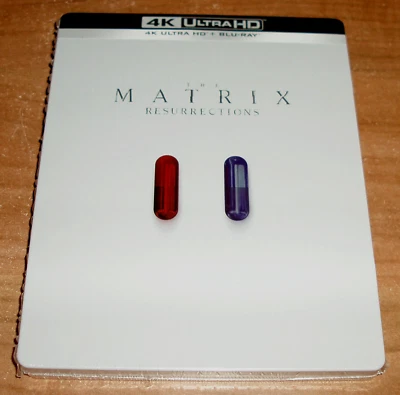 The Matrix Resurrections (Matrix Resurrections) 4K UHD + Blu-Ray New [Steelbook] - Image 1 of 4