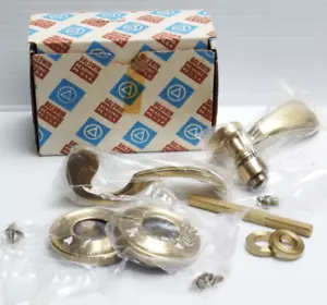 Baldwin 5152 Antique Brass 060 - Pair of Door Handle Levers - Vintage New in Box - Picture 1 of 8