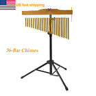 36 Notes Bar Chimes Wind Chime Musical Percussion Instrument w/Tripod Stand
