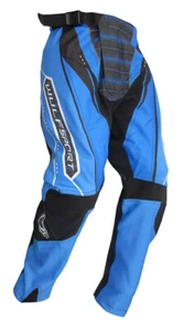 Wulf Motocross ATV Corsair Racing Youth Kids Pants Off Road BMX Dirt Bike Blue - Picture 1 of 1